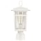 Nuvo Cove Neck Outdoor Small Post Lantern 1 Light White Finish 60/5954 - alternate 7